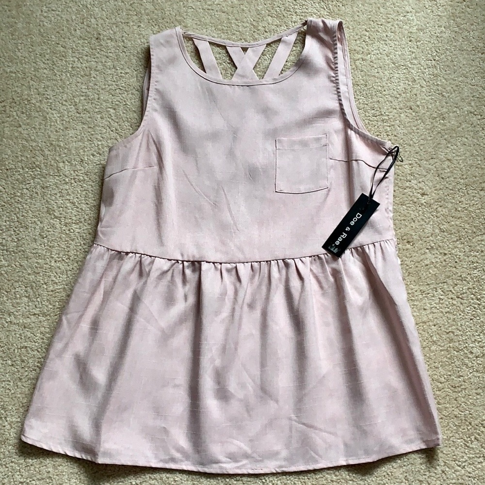 Blush pink top